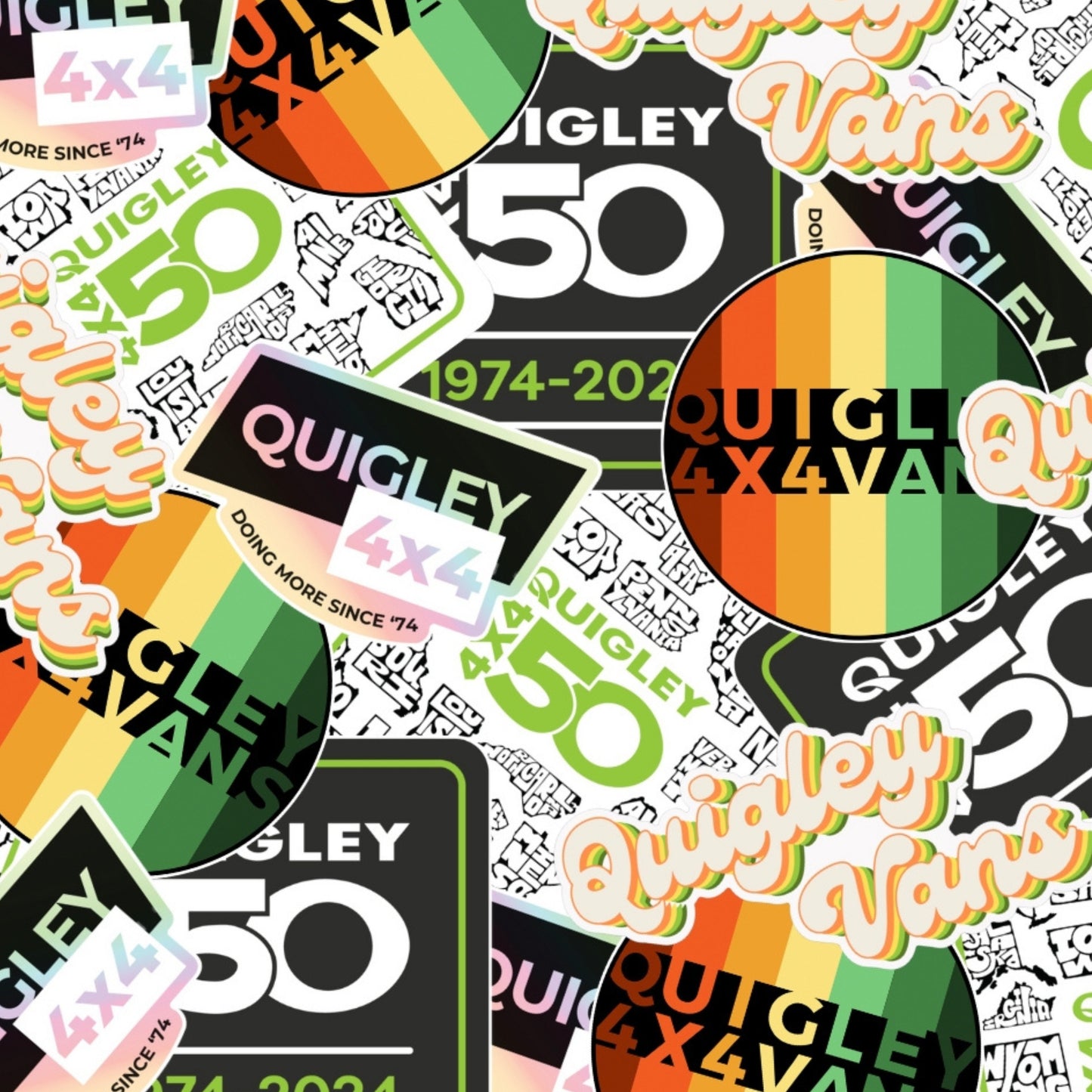 50th Anniversary Sticker Bundles